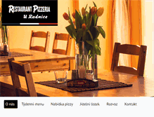 Tablet Screenshot of pizzerierosice.cz